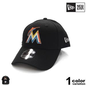 New Era ニューエラ キャップ 帽子 MLB マーリンズ ストラップバック アジャスタブル キャップ USAモデル｜hiphopdope