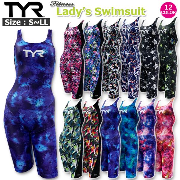 TYR ティア 水着 練習用 フィットネス トレーニング レディース 水着 オールインワン スパッツ...