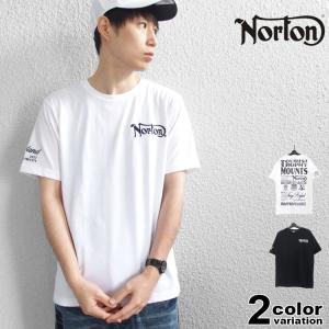 ノートン NORTON Tシャツ 半袖 DRY かすれ プリント TEE メンズ 服 トップス 大きいサイズ対応｜hiphopdope