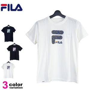 FILA フィラ 半袖 Tシャツ レディース 吸水速乾 UV対策 吸汗 ドライ フィット トレーニングシャツ ランニング ダンス フィットネス｜hiphopdope