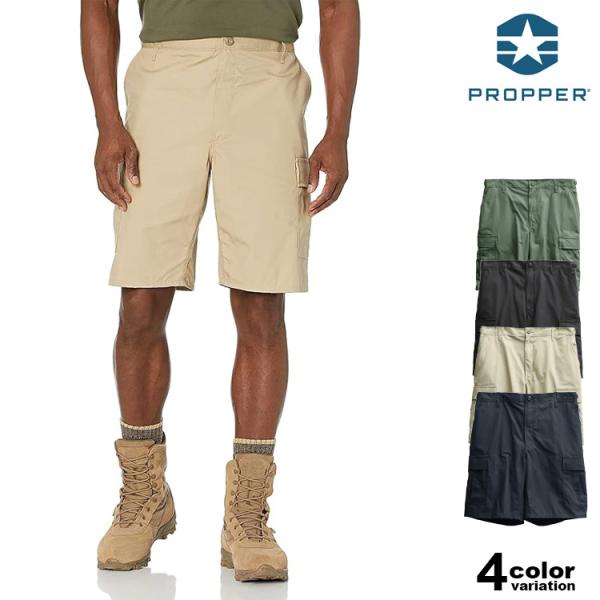 PROPPER プロッパー BDU ショートパンツ コットン リップストップ カーゴショーツ ひざ丈...