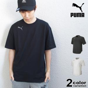 PUMA プーマ Tシャツ 半袖 Tシャツ メンズ リラックスフィット 大きいサイズ対応 トップス｜hiphopdope