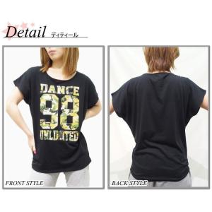 ダンス Tシャツ ズンバウェア レディース ト...の詳細画像2