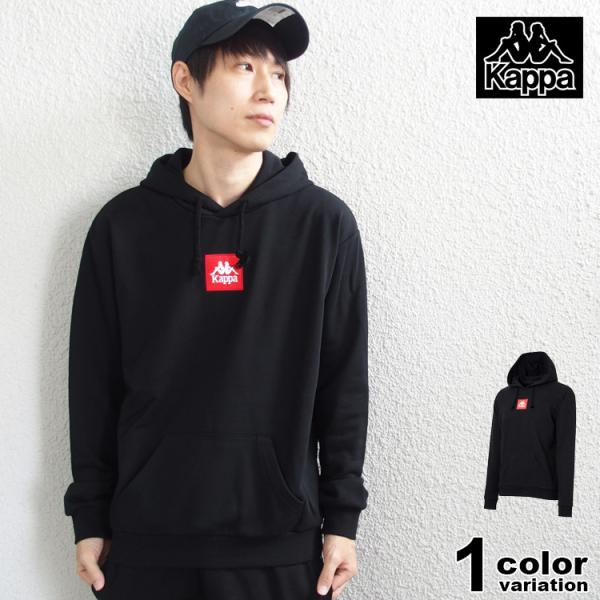 Kappa カッパ パーカー スウェット SQUARE ICON HOODIE プルオーバー メンズ...