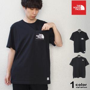 ノースフェイス Tシャツ THE NORTH FACE Tシャツ 半袖 メンズ トップス ポケットTシャツ ロゴ EUライン