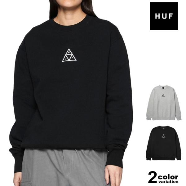 ハフ HUF トレーナー スウェット クルーネック 裏起毛 定番 トライアングルロゴ メンズ レディ...