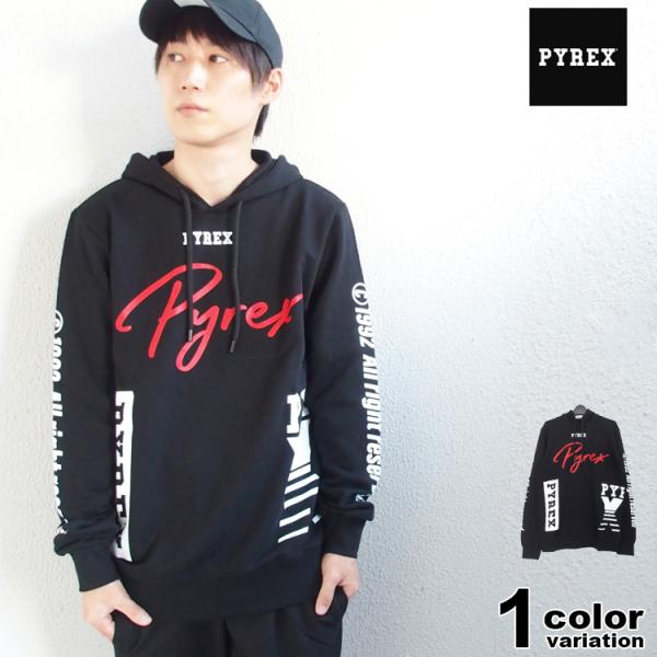 在庫処分 PYREX パイレックス パーカー スウェット プルオーバーパーカー 長袖 メンズ トップ...