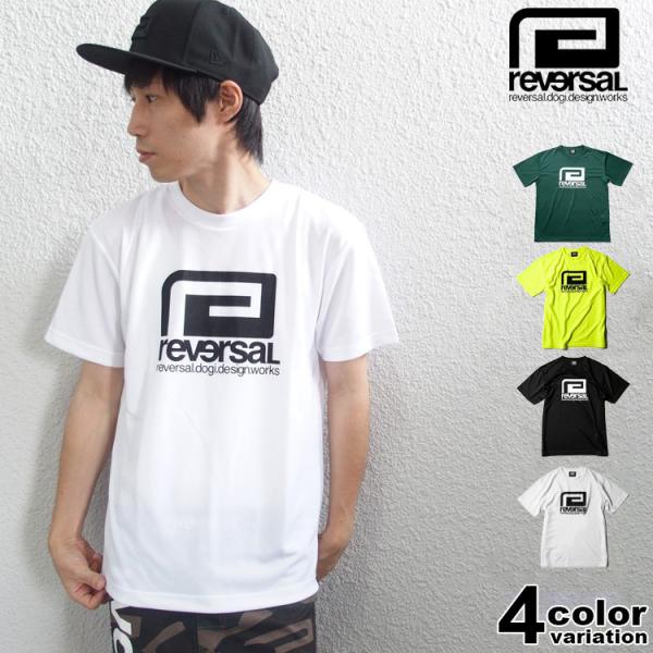 リバーサル Tシャツ reversal 半袖 メンズ ドライ メッシュ BIG MARK DRY M...