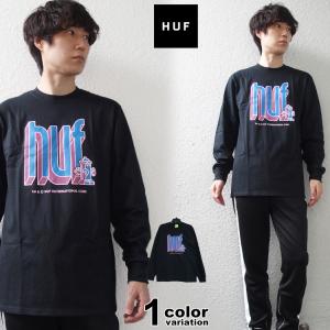 HUF Tシャツ ハフ Tシャツ 長袖 ロンT メンズ トップス BOOKEND LS TEE｜hiphopdope