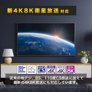 アンテナ分配器 ケーブル2本付属 1m 4K8...の詳細画像2