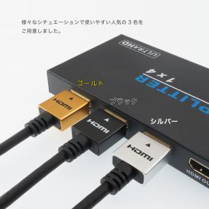 HDMIケーブル 1.5m スリムケーブル 4...の詳細画像5