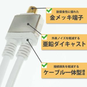 アンテナ分波器 20cm 4K 8K 地デジ ...の詳細画像4