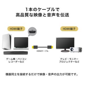 HDMIケーブル L型 90度 1.5m 4K...の詳細画像1