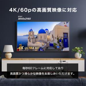 HDMIケーブル L型 90度 1.5m 4K...の詳細画像4