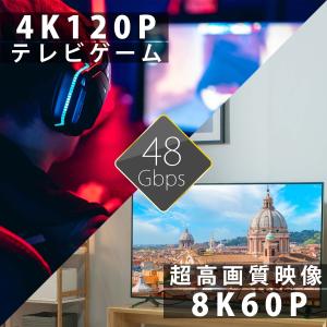 HDMIケーブル 8m ウルトラハイスピード準...の詳細画像1