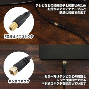 アンテナ延長ケーブル 1m 同軸ケーブル 4K...の詳細画像4