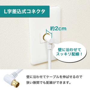 アンテナ分波器 極細 3m+30cm 4K 8...の詳細画像3