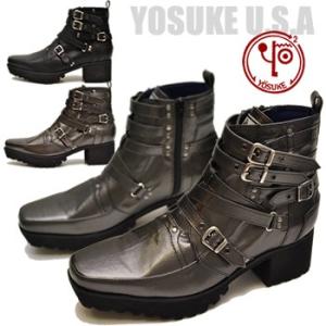 ミリタリー メンズ ヒールブーツ YOSUKE U.S.A ヨースケ