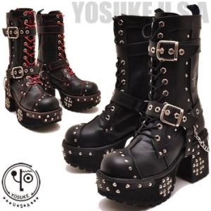 ヨースケ YOSUKE  メンズ ブーツ 厚底ブーツ  ロング メンズ