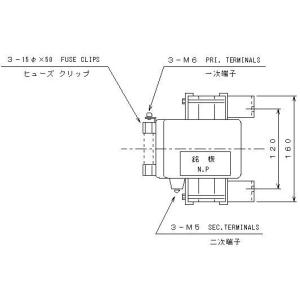 計器用変成器 (三相V結線 変圧器) EPT-...の詳細画像4