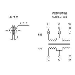 計器用変成器 (三相V結線 変圧器) EPT-...の詳細画像5