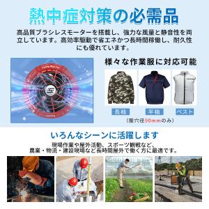 バッテリー ファン セット ファン付きベスト ...の詳細画像1