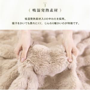 毛布 シングル セミダブル ふわもこふわとろ ...の詳細画像3