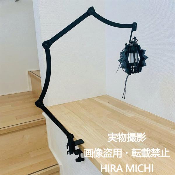 キャンプ用 鉄製ランタンスタンド 自由に曲げられる 高さ最大80cm 重量520g アウトドア 登山...