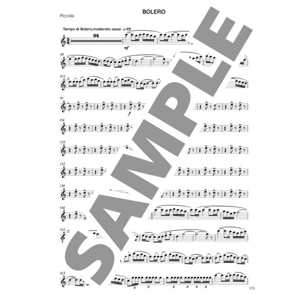 フルートオーケストラ（11本編成）「ボレロ」／M.ラヴェル作曲・珍坂ゆきこ編曲【当店限定ダウンロード...