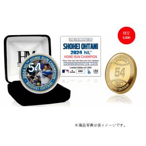 予約 MLB ドジャース 翔平 2024 NL ホームラン王獲得記念 ゴールド 
