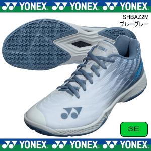 ヨネックス YONEX SHBAZ2M 168 バドミントンシューズ POWER CUSHION パワークッションエアラスＺメン ローカット ブルーグレー｜hirasp