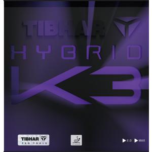 ★送料無料★ 卓球 ラバー ハイブリッドK３ TIBHAR ティバー 裏ソフト 粘着テンション HYBRID K3