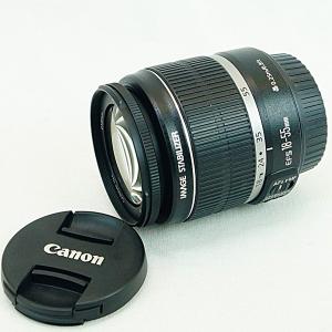 CANON キャノン ズームレンズ EF-S18-55mm 1：3.5ー5.6 IS カメラ Aランク 中古 nr0207023｜hirayama78ten