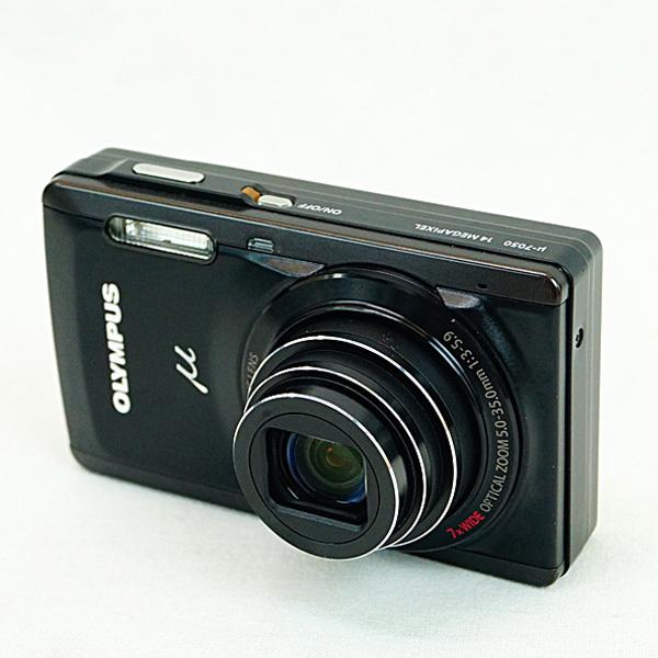 OLYMPUS オリンパス μ-7040 コンパクトデジタルカメラ ブラック B+ランク 中古 nr...