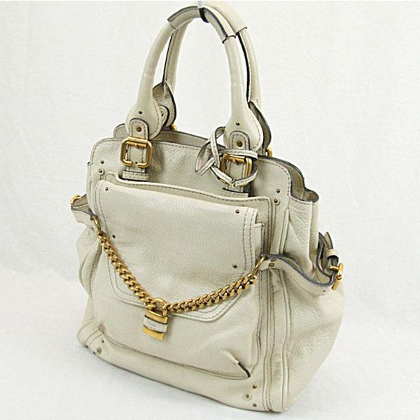 Chloe クロエ パディントン トートバッグ レザー レディース カデナ Aランク 中古 YC00...