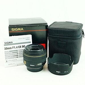 SIGMA シグマ EX 30mm 1：1.4 DC HSM ニコン用 交換レンズ ABランク【中古】YH072｜hirayama78ten