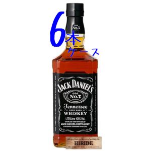 ジャックダニエル ブラック Old No,7 1750ml　6本　ハイボールに合う大容量ウィスキー ...