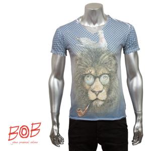 BOB ボブ メンズ Vネック 半袖Tシャツ VEET GRAF50 206 74427 92 VARIANTE UNICA【セール商品のため返品交換不可】｜hiro-clothing