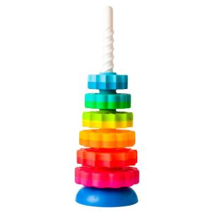 ファットブレイン(Fat Brain Toys) スピンアゲイン 知育玩具 13X42cm FA110-1 正規品｜hiro-life-shop