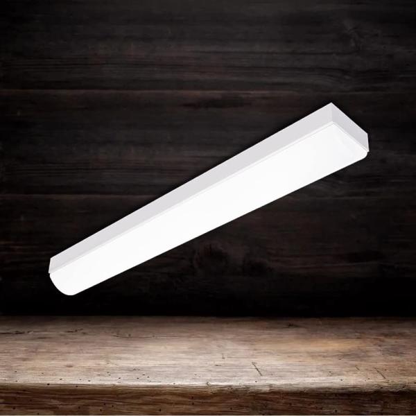 トラフ型 LEDベースライト 20W型 一体型LED蛍光灯 天井直付型 16W消費電力 高輝度256...