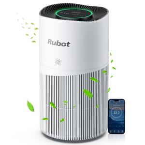 RUBOT 空気清浄機 23畳 消臭 脱臭 ホコリ 花粉 PM2.5 ペット 静音 省エネ ペット臭い タイマー機能 チャイルドロック付き｜hiro-life-shop