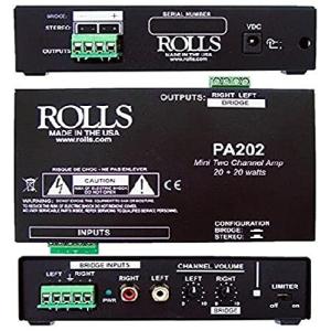 Rolls PA202 20W Class-D Mini Stereo Amplifier｜hiro-s-shop