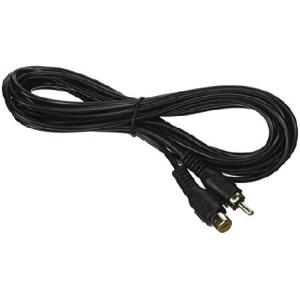 Monoprice 100657 12-Feet RCA Plug/Jack M/F Cable, Black by Monoprice Inc.