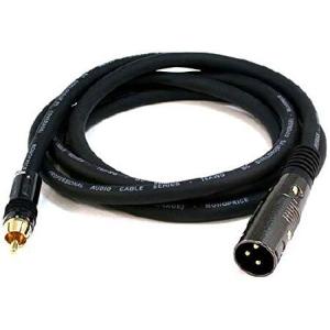 Monoprice Monoprice 6ft Premier Series XLR Male to RCA Male Cable, 16AWG