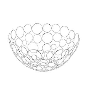 Spectrum Diversified 86870 Shapes/サークルs Round フルーツボウル, Chrome by Spectrum D