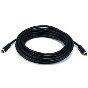 Monoprice 15ft Coaxial Audio/Video RCA Cable M/M RG59U 75ohm  by Monoprice