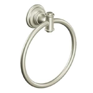 Moen DN9186BN Ellsworth Towel Ring, Brushed Nickel by Moen