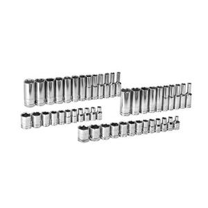 GearWrench 80314D 47 Piece 1/4 Drive 6 Point SAE/Metric Standard and Deep Socket Set by GearWrench