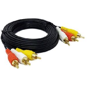 iMBAPrice RCA M/Mx3 オーディオ/ビデオケーブル ゴールドメッキ ＆ndash; オーディオビデオ RCAケーブル 12 Feet 3RCA-3RCA-12