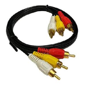 iMBAPrice RCA M/Mx3 オーディオ/ビデオケーブル ゴールドメッキ ＆ndash; オーディオビデオ RCAケーブル 3 Feet 3RCA-3RCA-3